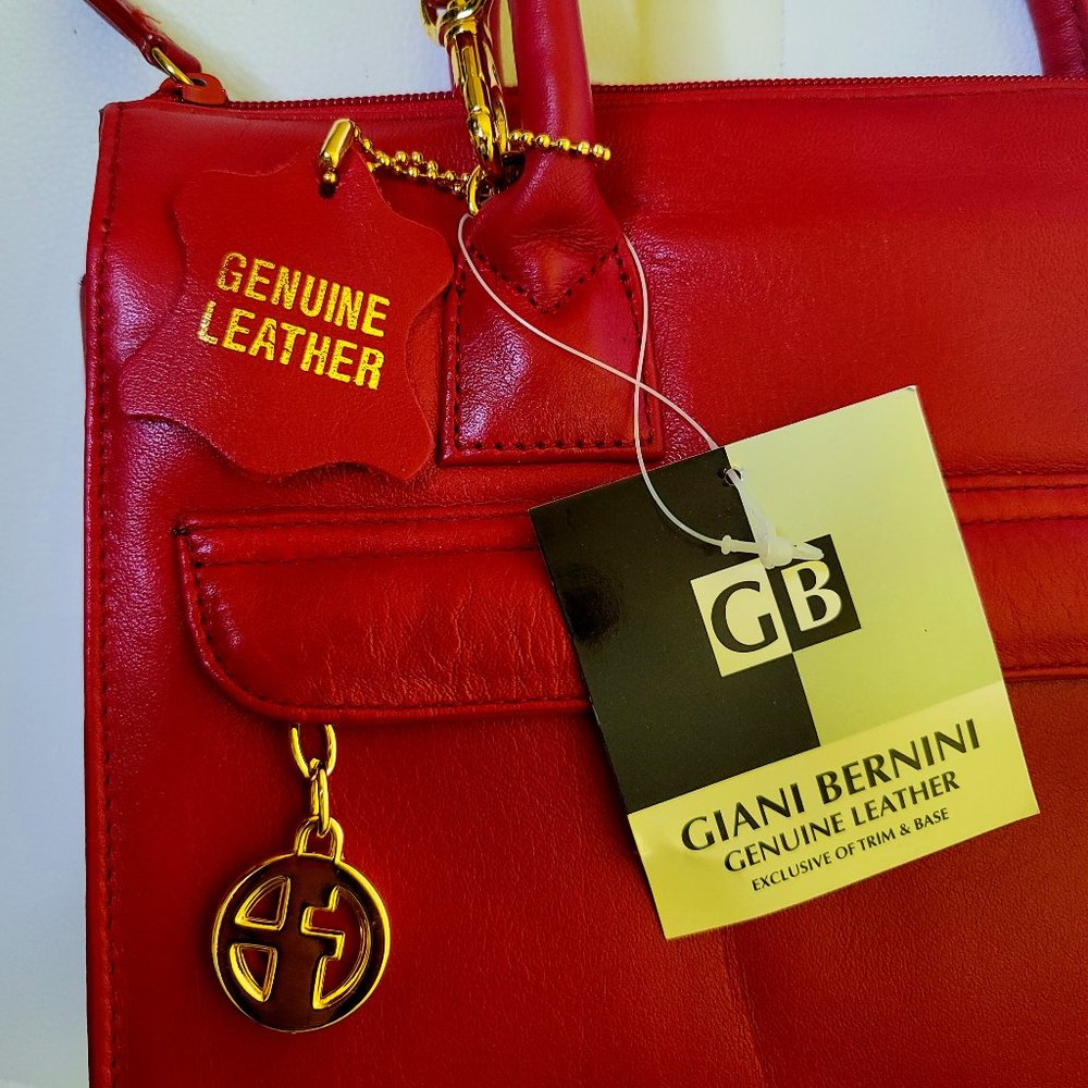 GIANI BERNIN CROSS BODY (RED) GENUINE LEATHER